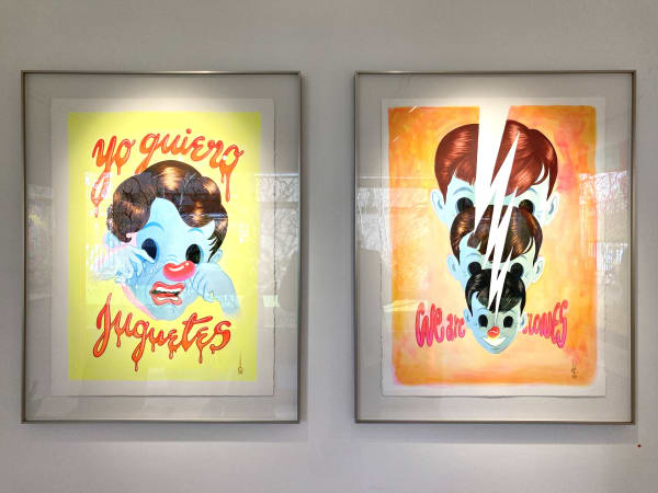 Installation view of Once Upon A Happy Land, solo exhibition by Víctor Castillo. Isabel Croxatto Galería | LOCAL 2. Santiago, Chile. May - June 2022. Photo: Nicolás de Sarmiento.