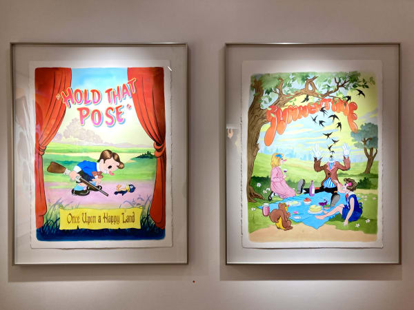 Installation view of Once Upon A Happy Land, solo exhibition by Víctor Castillo. Isabel Croxatto Galería | LOCAL 2. Santiago, Chile. May - June 2022. Photo: Nicolás de Sarmiento.