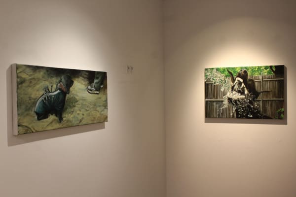 Installation view of Consideraciones Sobre El Poder by Johans Peñaloza at Isabel Croxatto Galería | LOCAL 2. Santiago, Chile. August 2024. Photo: Johans Peñaloza