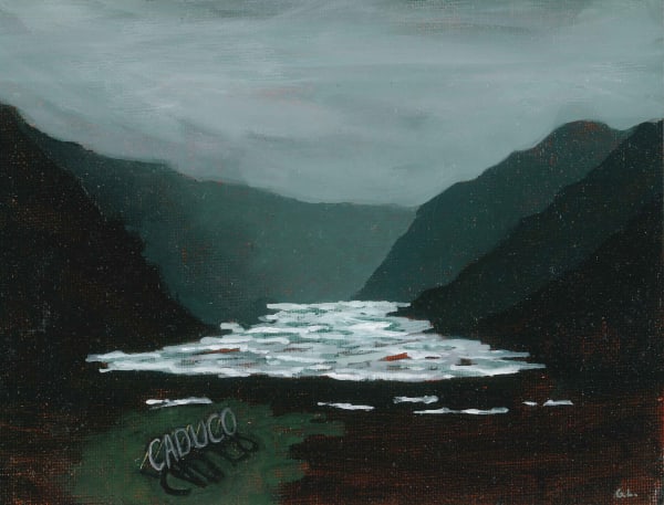 Coco González Lohse, Caduco, 2021, Oil on canvas board, 15 x 20 cm