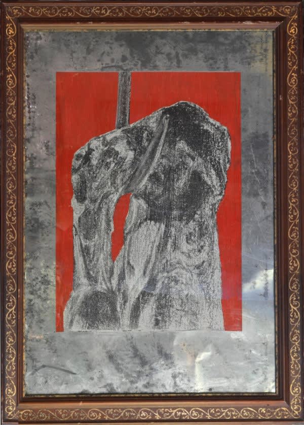 Carlos Gallardo, Torso, 1976, Serigraphy on tin, 55,5 x 38 cm. Unique.