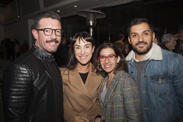 Gonzalo Ramírez, Isabel Croxatto, Carolina Hoehmann, and Rodrigo Burgos. Photo: Cristián Aninat.