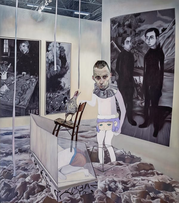 Carolina Muñoz, Desaparecer en el Espacio, 2019, Oil on canvas, 180 x 160 cm