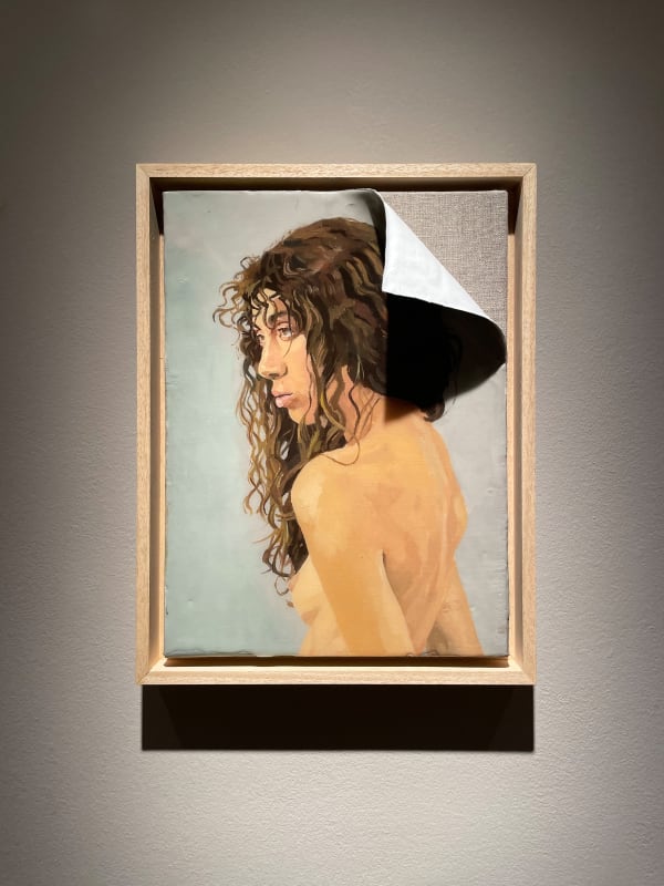 Pablo Mercado Locke's skin I, 2022 Oil on linen 40 x 30 cm Series: La piel de Locke