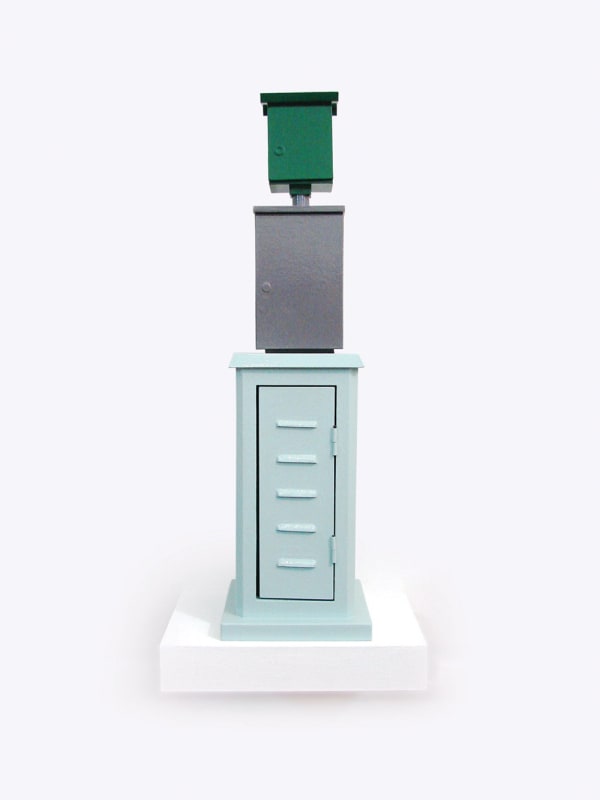 Rodrigo Zamora Chilean-Argentinean Tower, 2007 Watercolour on paper 63 x 17 x 17 cm