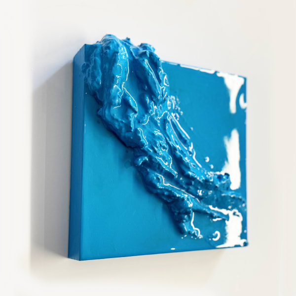 Caramel Blocks / Cyan Blue