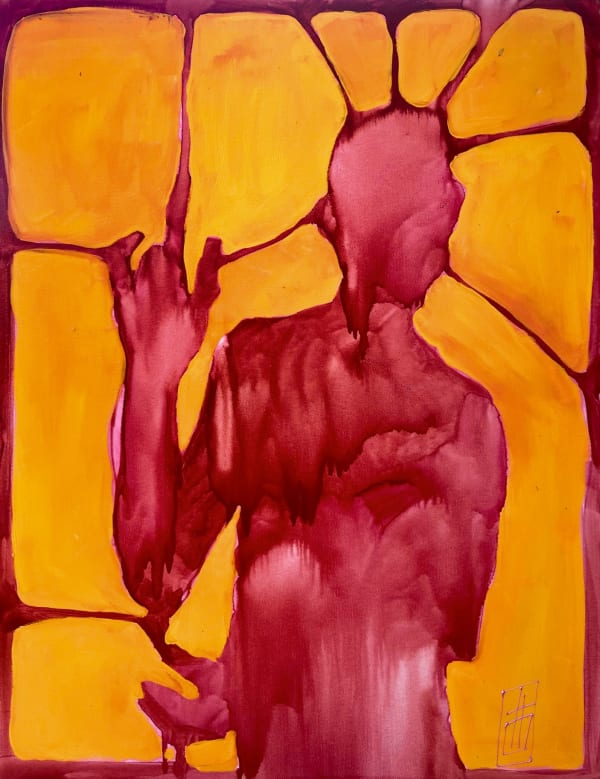 Anna Bondar 80%, 2022 Oil on canvas 92 x 73 cm