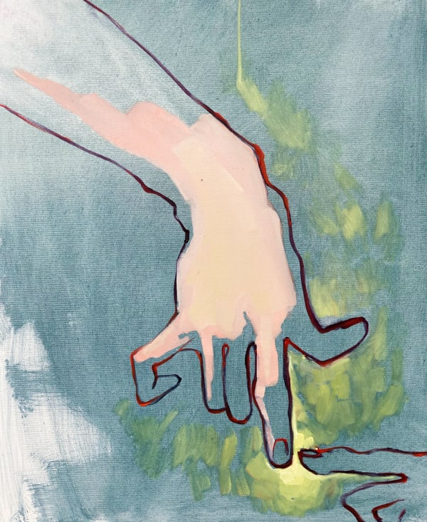 Anna Bondar Charge discharge, 2022 Oil on canvas 55 x 46 cms