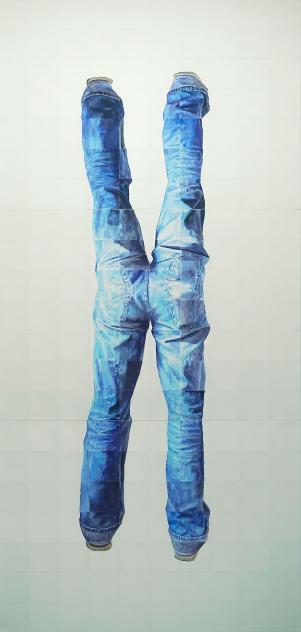 Rodrigo Zamora Homo Collector 3, 2007 Watercolour on paper 210 x 100 cm