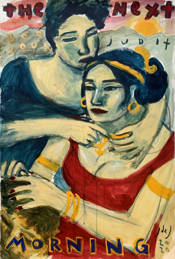 Javier de Juan The next morning, 2020 Acrílico sobre papel Super alfa Guarro 250g 112 x 76 cm