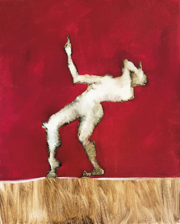 Anna Bondar Blind faith, 2022 Oil on canvas 41 x 33 cms