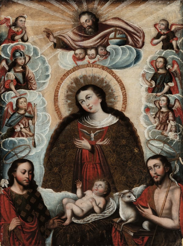 Our Lady of the Incarnation with Saint Joseph and Saint John the Baptist