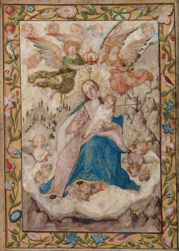 Luis Lagarto (1556-1620), Virgin Mary holding Divine Child, 17th century