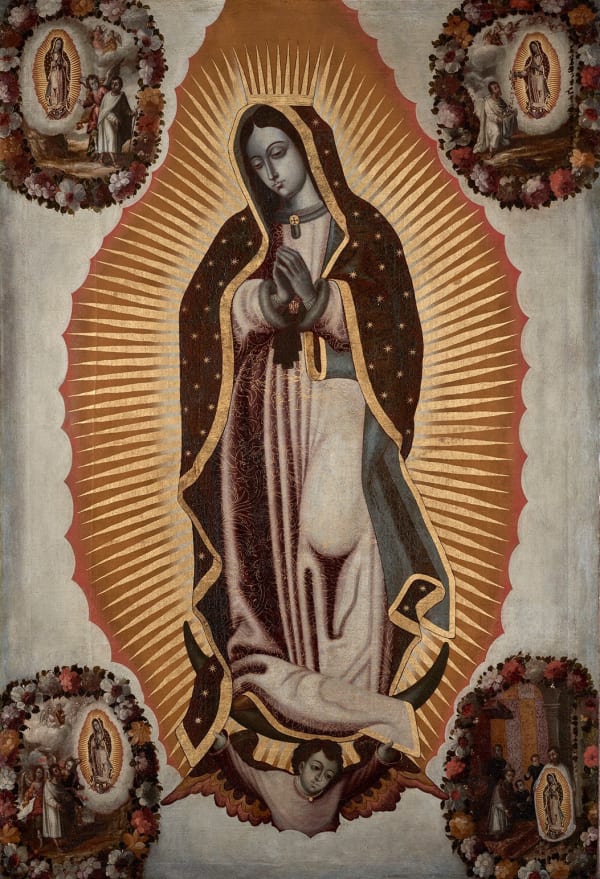 Our Lady of Guadalupe Unidentified artist New Spain (Mexico), first half of the 18th century Oil on canvas 192 x 129 cm
