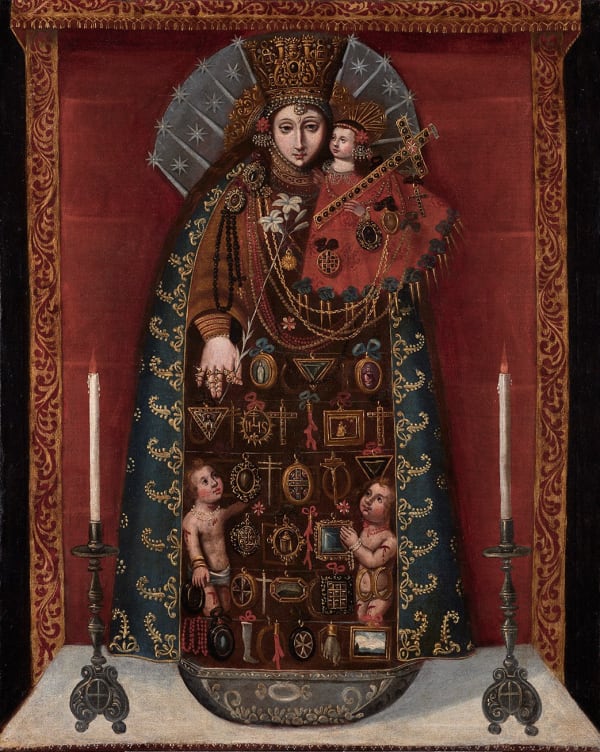Our Lady of the Innocent and the Destitute Unidentified artist Viceroyalty of Peru (Peru), 17th century Oil on canvas 108.2 x 86.4 cm