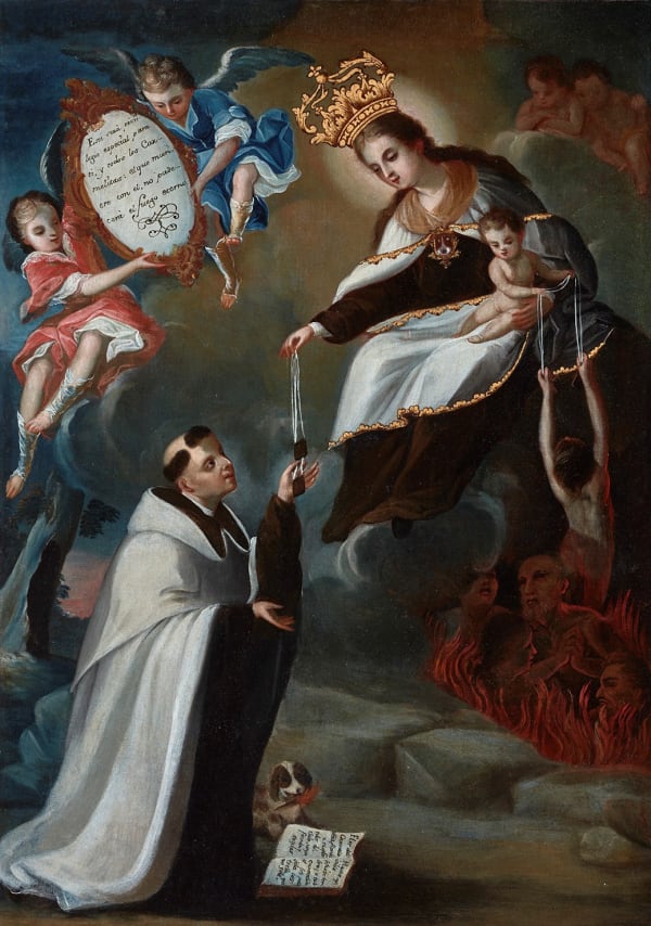 The Vision of Saint Simon Stock Circle of Juan Rodríguez Juárez, Mexico, 1675–1728 Mexico, 17th18th century Oil on canvas 77 x 54 cm