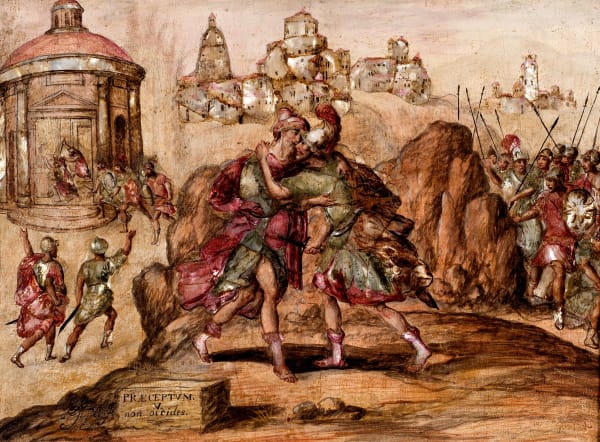 Juan González (Mexico, active 1662– 1703), Thou Shalt Not Kill, ca. 1697-1703
