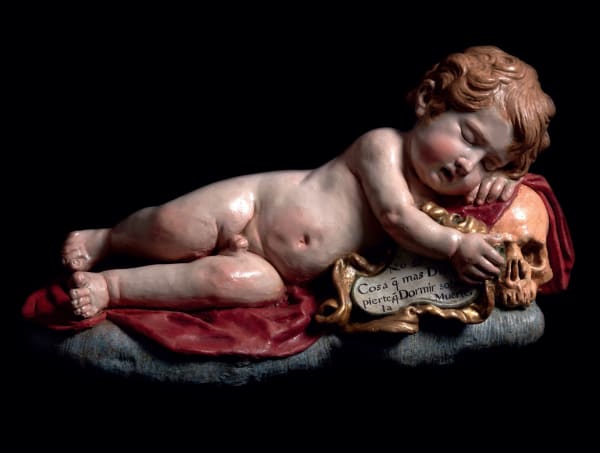 Giovanni Battista Morelli, Infant Christ Sleeping, Vanitas, Circa 1659-1669