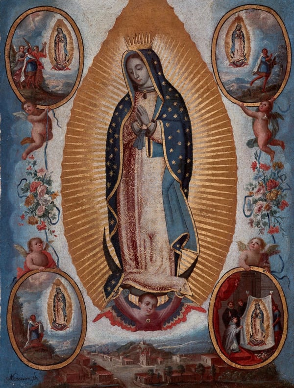 Our Lady of Guadalupe, Mateo Montes de Oca, Active in Mexico, last third of the 18th century