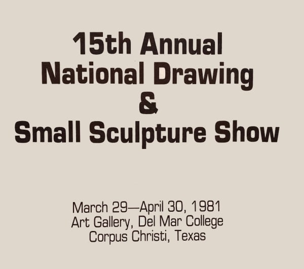 15th National Small Sculpture Juried Exhibition