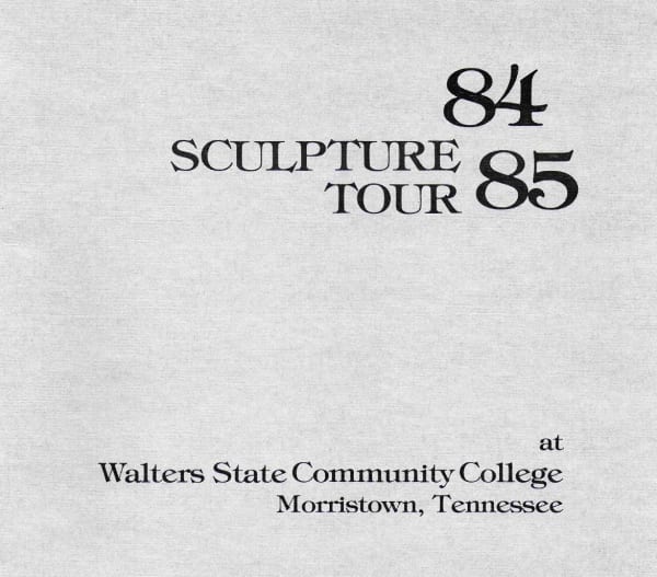 Sculpture Tour 84-85 Touring Exhibition