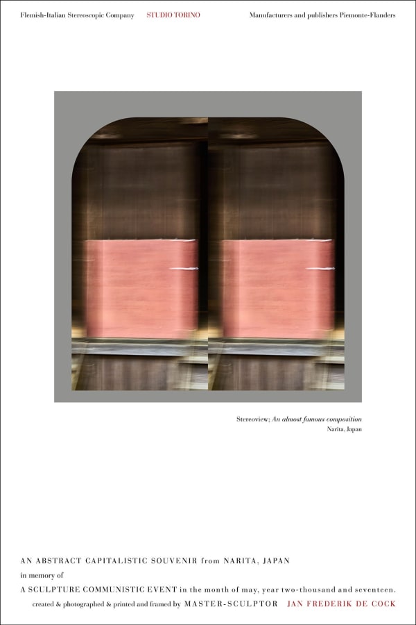 Jan De Cock Printmaking Stereoview Narita