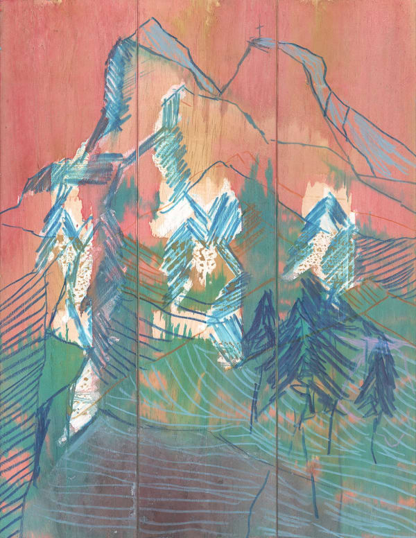 Jan De Cock Drawing Sudliche Ideallandschaft