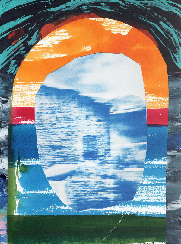 Jan Frederik De Cock Collage Blue Ruin