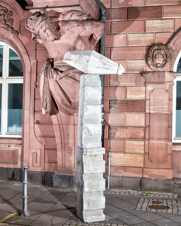 Jan De Cock Exhibition, Everything For You Frankfurt am Main, Sculpture Occupy Main Street