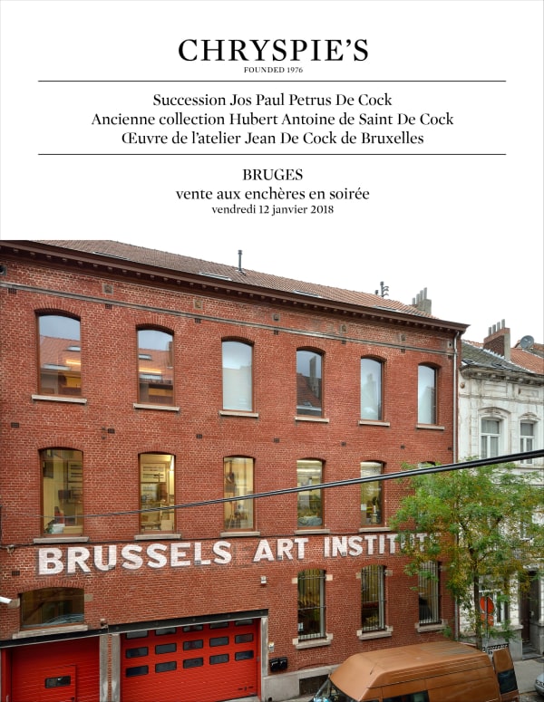 Jan De Cock Art Advisory Services Bruges Christies Sculpture Studio for Sale