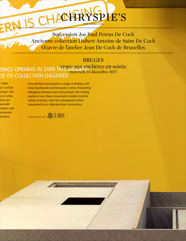 Jan De Cock Art Advisory Services Bruges Christies Sculpture Studio for Sale