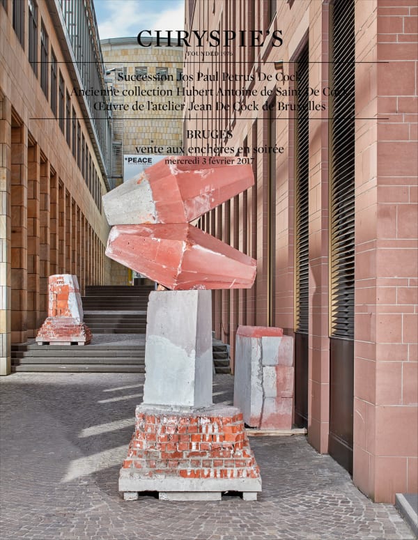 Jan De Cock Art Advisory Services Bruges Christies Sculpture Studio for Sale