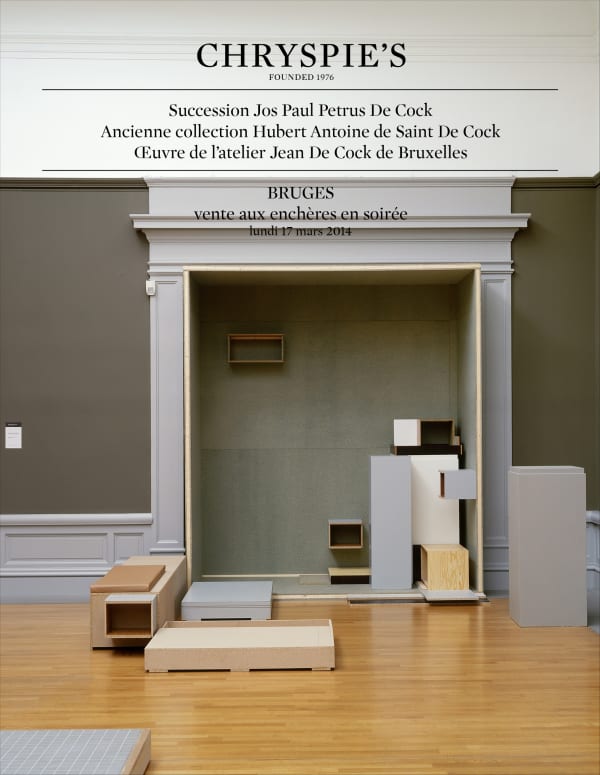 Jan De Cock Art Advisory Services Bruges Christies Sculpture Studio for Sale