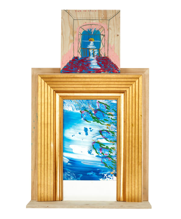 Jan De Cock Painting MEMORIAL ARCHWAY SCULTORSTUDIO WITH A VIEW