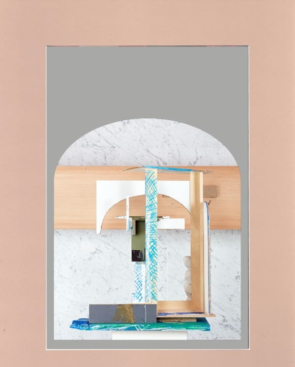 Jan De Cock STUDY FOR HOMMAGE TO THE ARCADE THE BRUSSELS ART_INSTITUTE MEMORIAL SOUVENIR