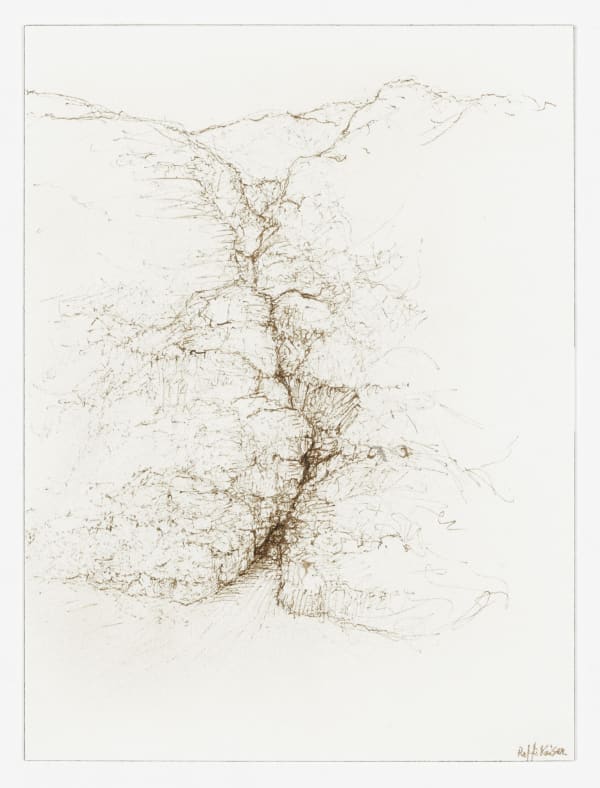 # 021660 RAFFI KAISER Landscape Ink on paper 31 x 23 cm