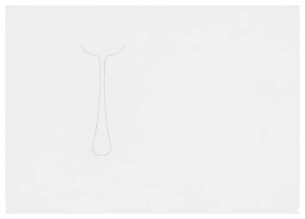 Katsuhito Nishikawa #022717 untitled / Vase, 1986-88 Pigment ink on paper, framed 29,7 x 42 cm (frame: ca 47 x 58 cm)