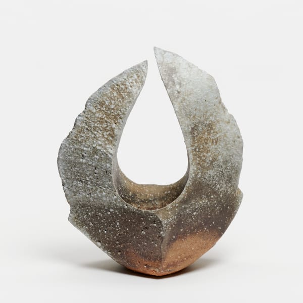 Yasuhisa Kohyama #022066 Homura (Flamme), Vase, 2018 Steinzeug, Anagama-Brand 33 x 21 x 15 cm