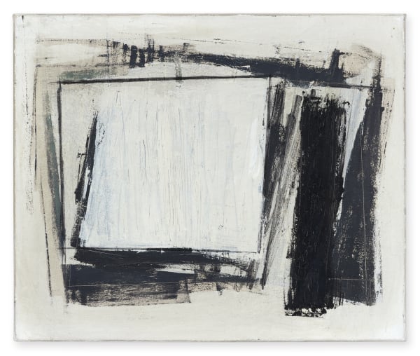 Monika Huber #022463 untitled, 91/77, 1991 Oil on nettle 50 x 60 cm