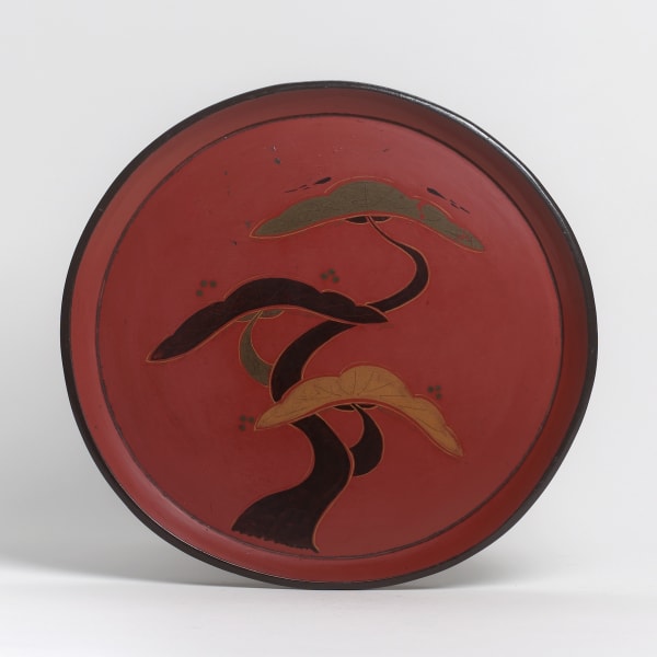 Lack, #000464 Sangai-matsu Bon - Tablett, Japan, Edo-Zeit, um 1800