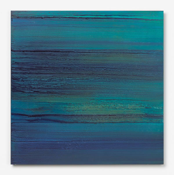 Matthias Loebermann #022953 Ohne Titel, 2024 Farbpigment auf Holz 70 x 70 x 1,7 cm
