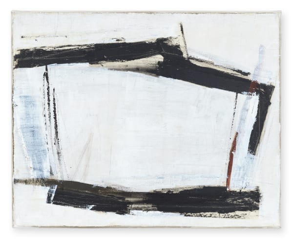 Monika Huber #022450 untitled, 91/40, 1991 Oil on nettle 40 x 50 cm