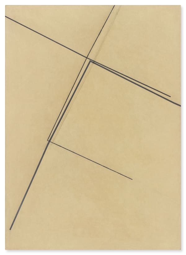 Koichi Nasu #013511 10.3.1987, 1987 Graphit mit Papier auf Nessel 130 x 93,0 cm