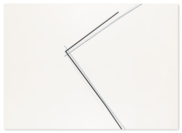 Koichi Nasu #013519 B. 18.4.85, 1985 Acryl und Graphit auf Papier auf Leinwand 93 x 130 cm