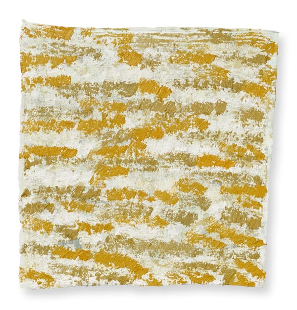 Yuko Sakurai #022194 Gifu, 2020 Öl auf Baumwolle auf Holz 34,5 x 34 x 2 cm