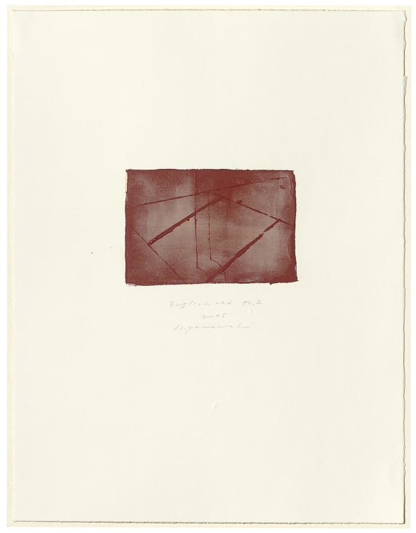 Hideaki Yamanobe, #015072 English red No. 2, 2005