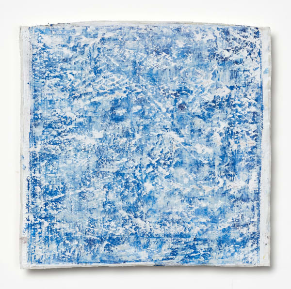 Yuko Sakurai #022196 Isshiki kaigann 2, 2019 Oil on old cotton on wood 28,6 x 29,3 x 1,8 cm