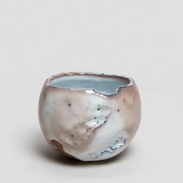 Masanao Kaneta #022632 Tea bowl, 2021 Stoneware with Hagi glaze 9,3 x 12 x 12 cm