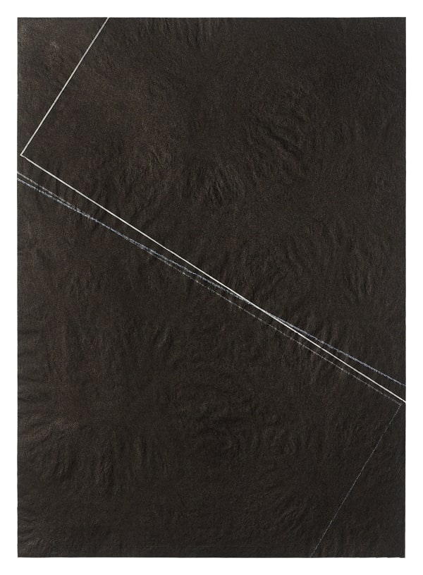 Koichi Nasu #001761 30.1.95, 1995 Tusche und Wachskreide auf Papier 60 x 43 cm