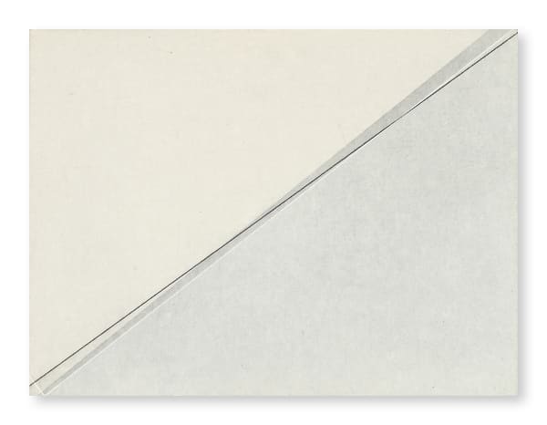 Koichi Nasu #003565 11.07.1997, 1997 Aquarell und Wachskreide auf Papier auf Aluminiumplatte 30 x 40 cm